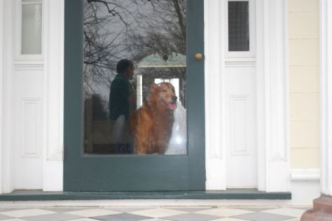 Hurley, the door greeter