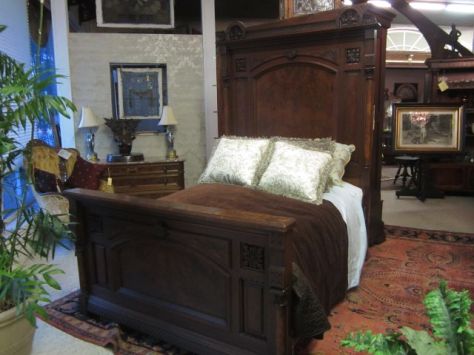 Bed for the Hipkins-Bernard RoomLate 1800s - Eastlake Style