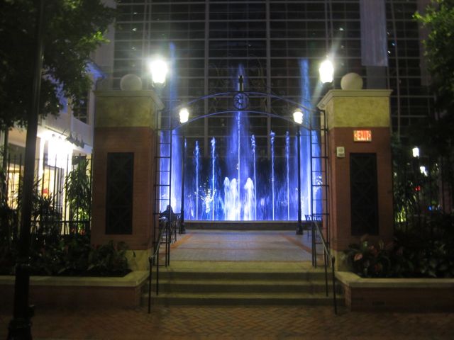 View from outside the atrium main gate