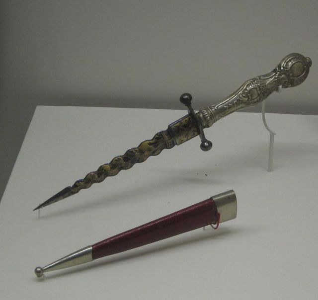 Enamel, Brass and Silver Dagger found on the Union Retreat Route